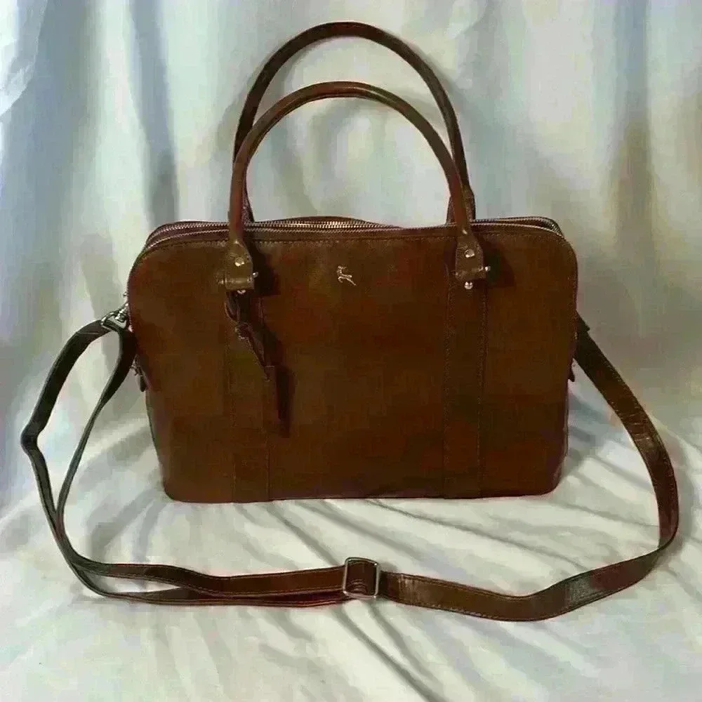 Ashwood Gina Genuine Leather Bag Tan - Picture 2 of 16